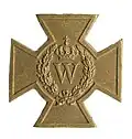 Croix de Bronze Gaunt côté recto