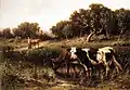 Cattle in a Pool, vers 1883, Brooklyn Museum
