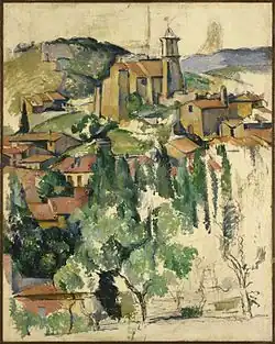 « Le Village de Gardanne », 1885-1886, 92 x 73&nbsp;cm, Brooklyn Museum, New York.