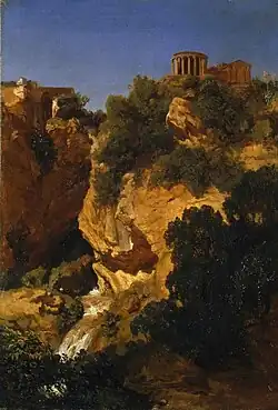 Vue de Tivoli (vers 1840), New York, Brooklyn Museum.