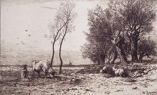 L'Hiver, entre 1863 et 1867, eau-forte, New York, Brooklyn Museum.