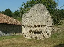 Le mur nord-ouest, face intérieure.