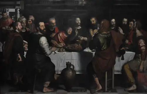 La Cène, 1562, 146,5 x 230,5&nbsp;cm, Eglise Notre-Dame, Bruges, Bruges