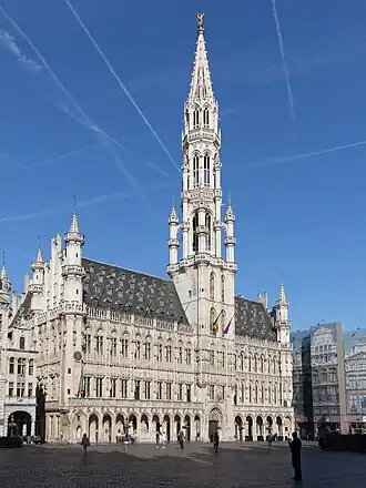 Hôtel de ville de Bruxelles.