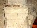Imposte à la fin des grandes arcades.