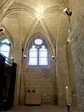 1re&nbsp;travée, vue vers l'est.