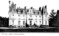 Bruz : le château des Ormeaux vers 1925 (carte postale).