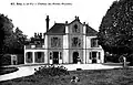 Le château des Petites Planches, détruit lors du bombardement du 8 mai 1944 (carte postale).