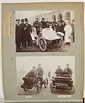 Georges Cormier pour le départ de son premier Tour de France à l'Alcool, le 13 janvier 1902.