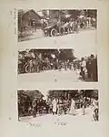 Le plombage des voitures, et les tricycles no&nbsp;111 et 107