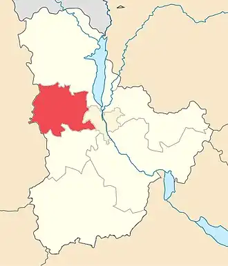 Localisation de Raïon de Boutcha