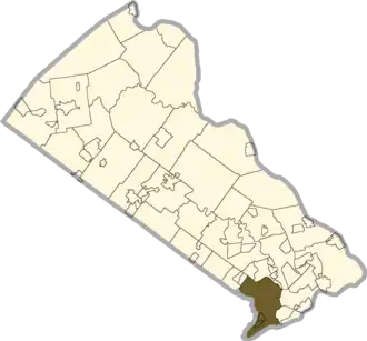 Localisation de Bensalem Township