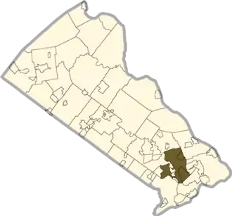 Localisation de Middletown Township