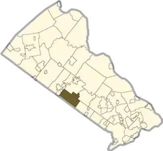 Localisation de Warrington Township