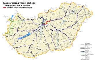 Image illustrative de l’article Ligne de Budapest à Hatvan