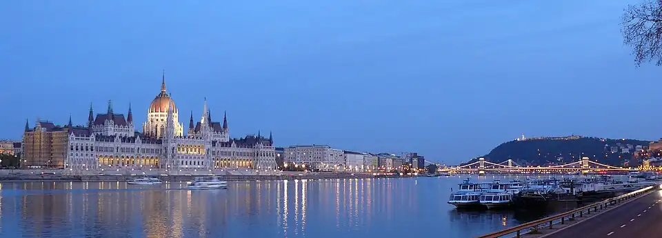 Vue depuis Buda.