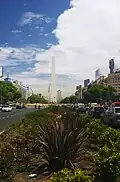 L'Obélisque, situé sur la large Avenida 9 de julio, se trouve aussi au centre du quartier San Nicolás.