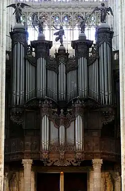 Abbaye Saint-Ouen de Rouen, grandes orgues.