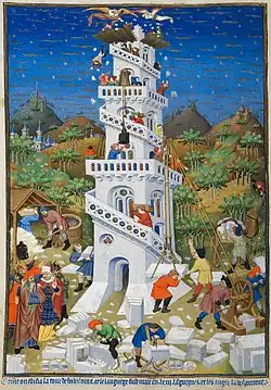 La tour de Babel,Heures du duc de Bedford,Maître de Bedford.