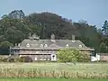 Anmer Hall en travaux, 2013.
