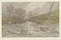 Buis-les-Baronnies, le Menon (dessin, 1944).