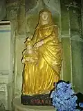 Chapelle Sainte-Anne : sainte Anne et la Vierge.