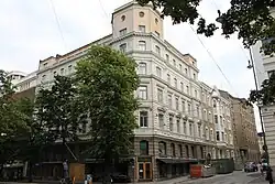 Immeuble du coin de 6, Bulevardi, - 7, Yrjönkatu, Helsinki.
