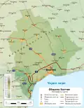Carte de la commune de Baltchik