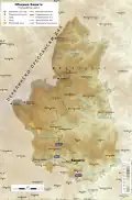 Carte géographique de la commune de Banité