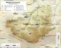 Carte géographique de la commune d'Etropolé