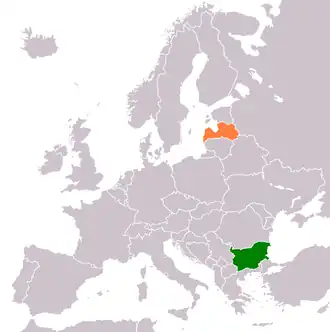 Bulgarie et Lettonie