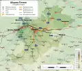 Carte topographique de la commune de Plévén