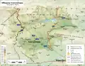Carte géographique de la commune de Soungourlaré
