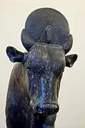 Buste égyptien en granodiorite du Taureau d'Apis du IIe&nbsp;siècle&nbsp;av. J.-C., trouvé en 1886, Palazzo Altemps.