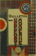 Bulletin de l'Effort Moderne, no&nbsp; 1, janvier 1924