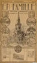 Autour de l'église, les oeuvres de la paroisse