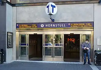 Un accès de la station.