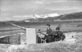 Soldats allemands avec leur KwK 38 surveillant l'entrée d'un Fjord près de Bodo (Norvège, 23 septembre 1943)