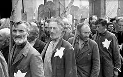 Travailleurs forcés juifs de Mahiliow (juillet 1941).
