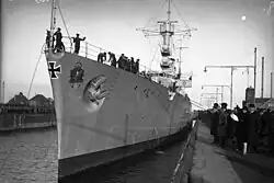 L'Emden à Kiel en 1928
