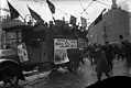 Militants communistes pendant la campagne pour les élections au Reichstag de 1924.