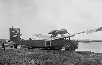 Vue de l'avion.