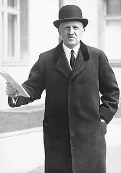 Photographie en noir et blanc de Kurt von Schleicher en 1932