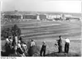 Vue d'ensemble de Stalinstadt, août 1954.