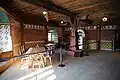 L'intérieur d'une pièce du château.