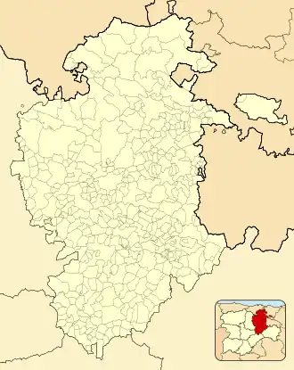 (Voir situation sur carte : province de Burgos)