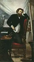 Portrait du peintre Voronov (1890), Fiodor Bourov&nbsp;(ru)