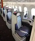 Business Class du 787 de la RAM depuis 2022.