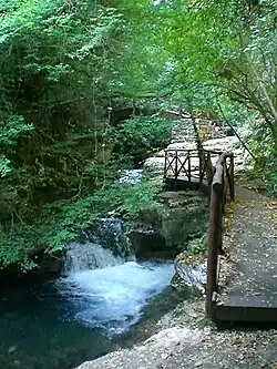 Chute d'eau.