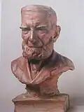 Buste de Bonaventura Hérnandez Sanahuja(1891). Buste de terre